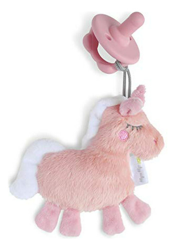 Chupete Itzy Ritzy Y Lovey Set; Unicornio De Felpa Desmontab