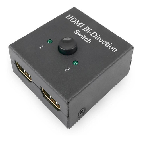 Imagen 1 de 3 de Switch Splitter Hdmi Bidireccional Con Boton Selector 4k 2k