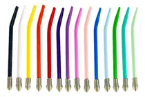 Comprar 50 Bombillas Por Mayor Aluminio Pintado De Colores Para Mate