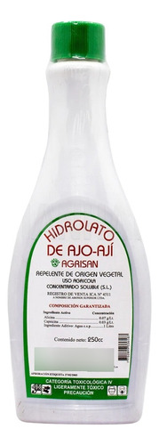 Hidrolato De Ajo - Ají Agrisan 