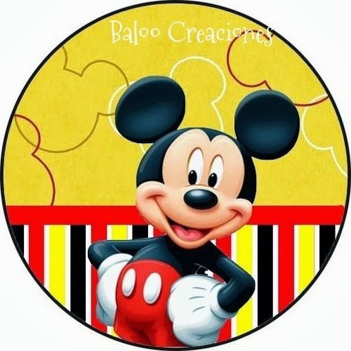 Imagen 6 de 8 de Tags Etiquetas Personalizadas Mickey X10
