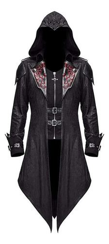 Chaqueta Con Capucha Estilo Gótico Assassin Creed Steampunk