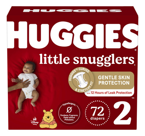 Huggies Panales Talla 2, Panales Para Bebe Little Snugglers,