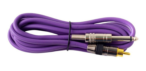Cable Clip Cord Siliconado Profesional Con Ficha Rca 