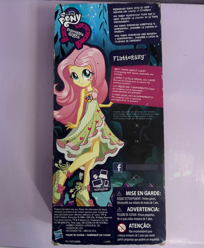 My Little Pony Fluttershy Equestria Girls Legend Of Everfree (Usado)