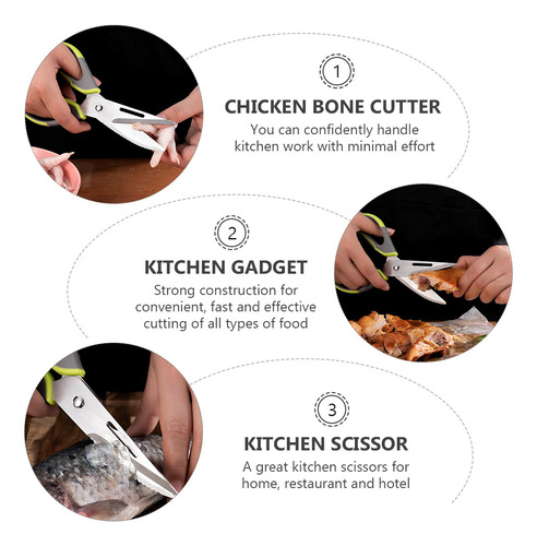 Kit De Tijeras Multifunción Para Huesos De Pollo Con Cizalla