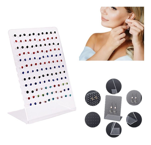 Imagen 1 de 7 de Soporte Exhibidor Para Pendientes, Aretas, Topos, Piercing