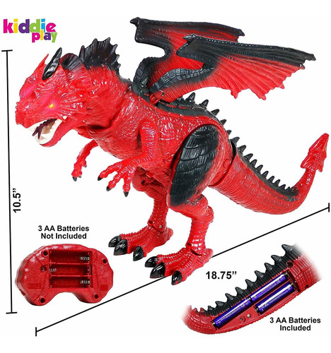 Juego Para Niños Dinosaurio De Juguete De Control Remoto Y R