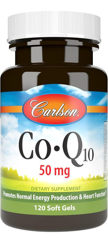 Coq10 50 Mg Carlson 120 Cápsulas
