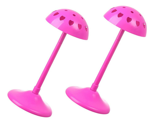 2pcs Wig Mushroom Holder Wig Hanger TriPod For Mannequin Hea