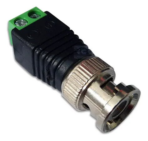 Adaptador Bnc Macho Para Cctv De Tornillo Atornillable
