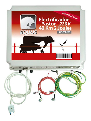 Electrificador Pastor Equus 40 Km 1,8 Joule - L N F