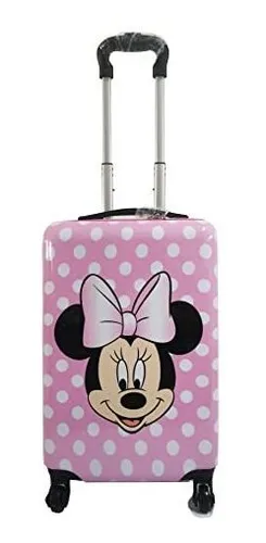 Equipaje Infantil Minnie Mouse 20 R gido Con Ruedas Para
