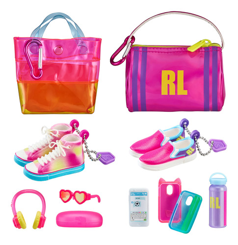 Real Littles - Micro Zapatillas Coleccionables Y Bolso Con .