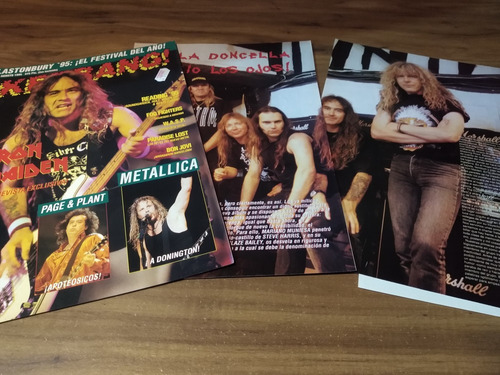 (rp127) Iron Maiden * Tapa Revista + 3 Pgs * 1995