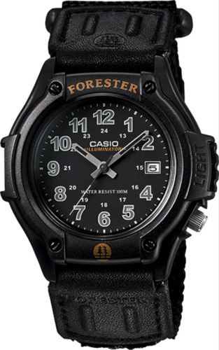 Reloj Casio Forester Ft500 Cafe Velcro Fechador Sumergible