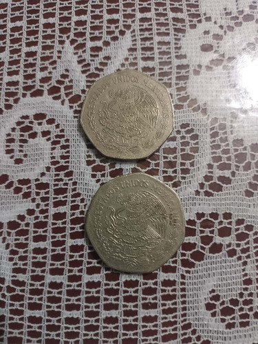 De Colección Set 2 Monedas $ 10 Pesos Miguel Hidalgo 1982 (Usado)