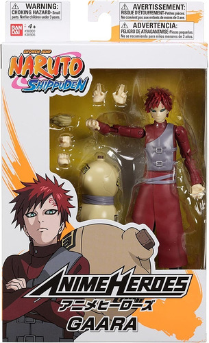 Figura Gaara De Bandai Anime Heroes Naruto Shippuden