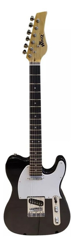 Guitarra Eléctrica Telecaster Egt 10 Color Negra 6 Cuerdas