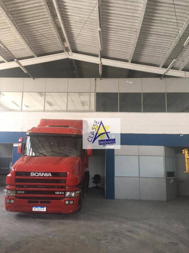 Imagem 2 de 3 de Galpão Para Alugar, 600 M² Maua Por R$ 6.900/mês - Jardim Maringá - Mauá/sp - Ga0093