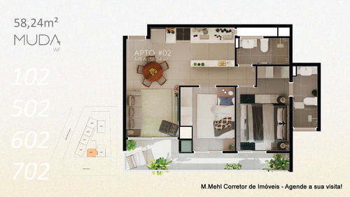 Imagem 20 de 30 de Cobertura Com 3 Dormitórios À Venda Com 112.76m² Por R$ 1.073.000,00 No Bairro Água Verde - Curitiba / Pr - M2av-emwf707