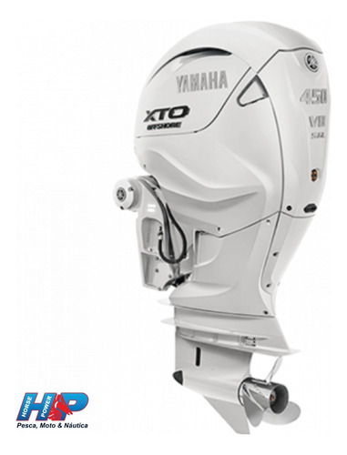 Trinca Motor De Popa Yamaha 450hp F450avt2x 4t Branco