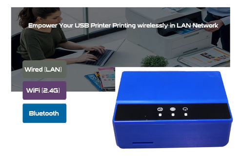 Xt Servidor De Impresión Wifi Ethernet, Transforme Su Usb