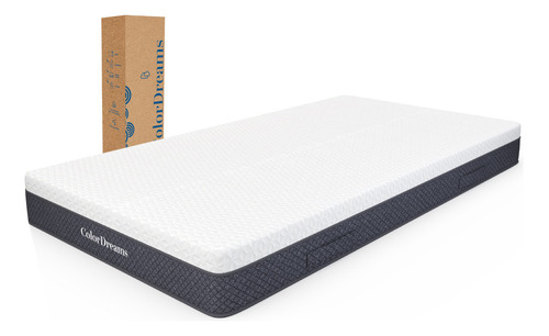 Colchon Individual En Caja Colordreams Memory Foam Tecnologia Comfortfoam Descanso Perfecto 5 Capas De Espuma Alta Densidad 190x100x23cm Singledreamer