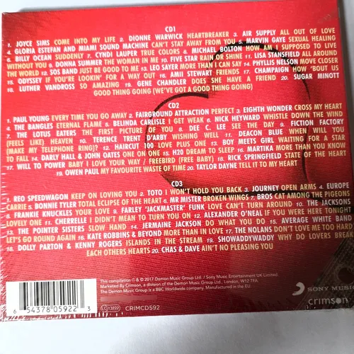 80's 3 Cd Love Album Edición Europa