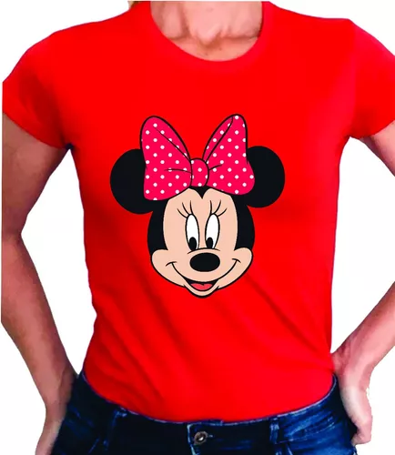 Camiseta Roja Mickey Niña