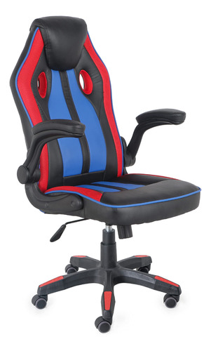 Comfty Cftygc655 Sillas, Rojo/negro/azul