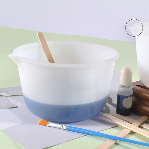 Mz Copo Medidor De Silicone, Copos De Mistura Diy, Tinta