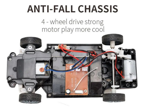 Mando A Distancia Por Radio Mini Rc Car Turbo Racing Drift