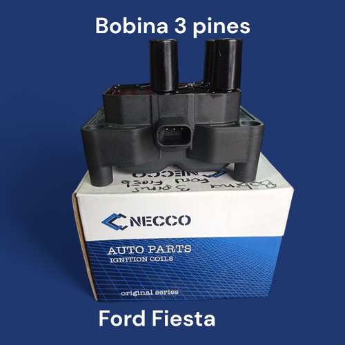 Bobina Marca Necco Para Ford Fiesta 3 Pines