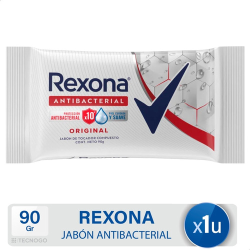 Jabón De Tocador En Barra Rexona Antibacterial 