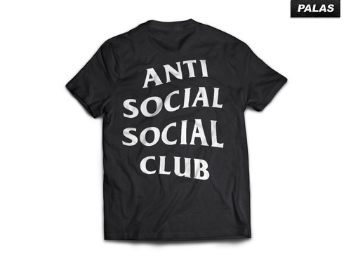 Remeras Anti Social Social Club Unisex, Mejor Calidad 100%