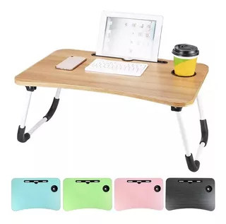 Mesa Plegable Para Laptop Tablet Con Posa Vaso Modelo 2021