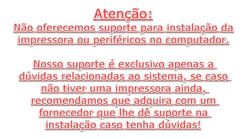 Impressoras P/ Sistema Smb Store, Sistec, Orientação De Mod. (Usado)