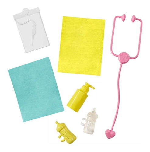 Imagem 4 de 8 de Barbie Profissões Medica Pediatra Loira Mattel Ms