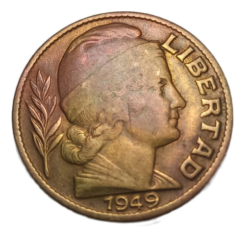 Moneda Argentina 20 Centavos 1949 Torito (Usado)