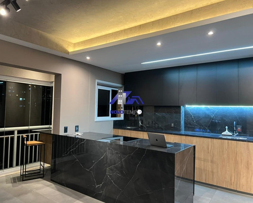 Imagem 9 de 21 de Lindo Apartamento A Venda Em Alphaville 1 Dorm E 1 Vaga - Hit - Ap01490 - 70812803