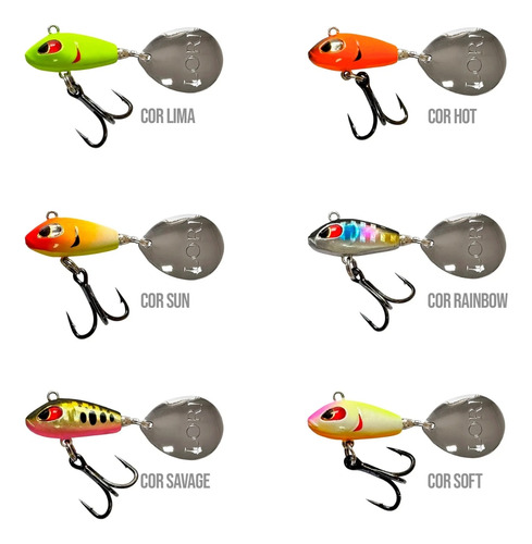 Isca Lori Girino 16g Spinner / Ferrinho Meia Agua Fundo