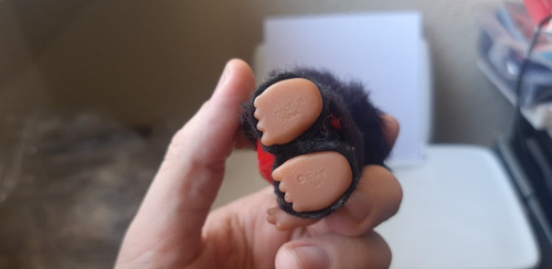 1985 Dam Baby Troll Black Hair Tux 9 Cms (Usado)