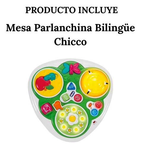 Mesa Parlanchina Bilingüe Para Niños - Chicco