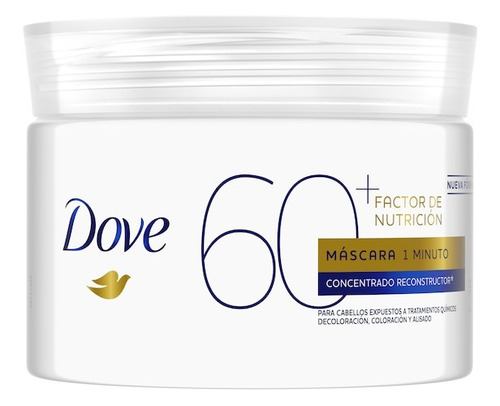 Dove Mascarilla Tratamiento 1 Minuto Factor De Nutrición 60