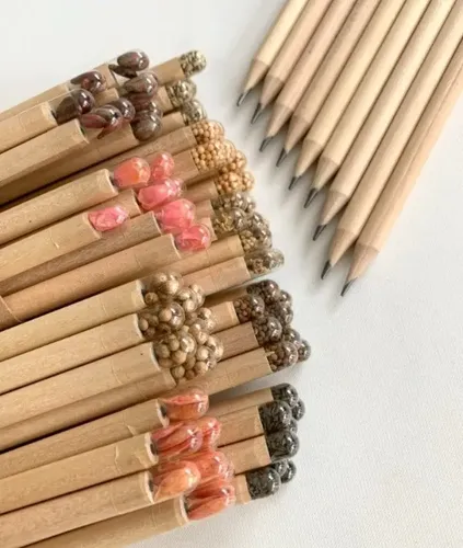 Set De 100 Lápices Ecológicos De Papel Reciclado Con Cápsulas De Semillas Plantables – Incluye Tubo De Kraft Reutilizable, Ideal Para Escuela Y Regalos Sostenibles