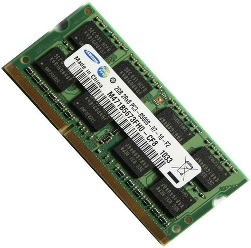 Memoria Ddr3 Ram Sodimm 2gb Pc3-8500 1066 Mhz Laptop Mac Hp 
