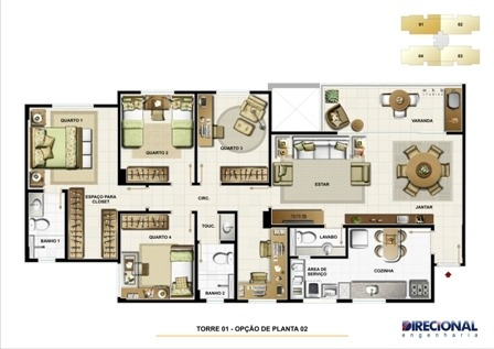 Imagem 5 de 5 de Apartamento - Caicara - Ref: 39974 - V-39974