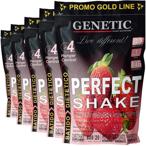 5 Perfect Shake Genetic Batidos Proteicos Para Bajar De Peso