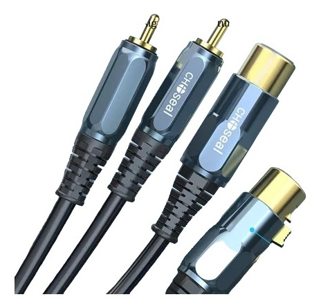 Cable Rca A Xlr Audio Hifi 100% Cobre Ofc